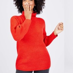 French Connection Chunky Balloon Sleeve Sweater